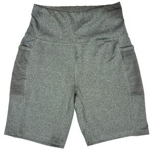 Daisy Fuentes Athletic Shorts Gray Women's Small With Pockets
